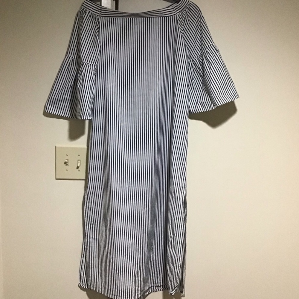 Faithfull the Brand striped midi dress